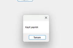 C# ile Mysql Veri Tabanına Veri Eklemek