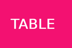 Table Tagı Nasıl Kullanılır?