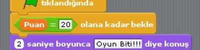 Scratch Çok Kullanılan Kodlar