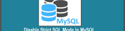 Disable Strict Mode for MySQL-MARIADB