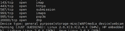 Linux ile Açık Portları Bulmak