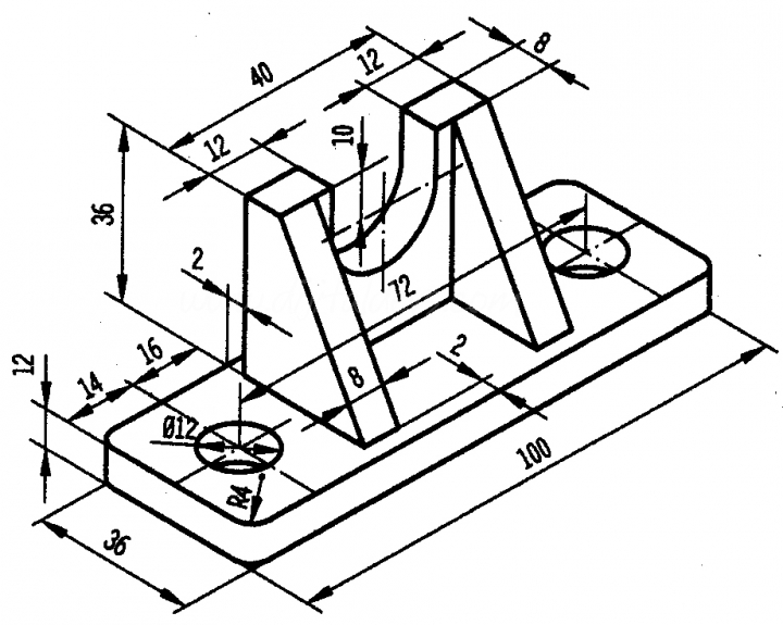 İzometric Şekil Çizimi 5