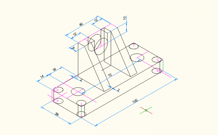 İzometric Şekil Çizimi 5