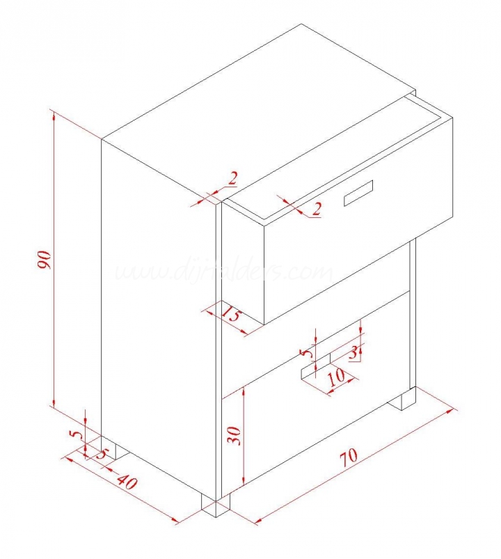 İzometric Şekil Çizimi 8