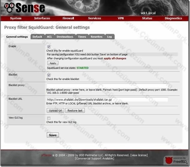 Pfsense Kullanıcı Bazlı Web Filtreleme ve Download Yasaklama