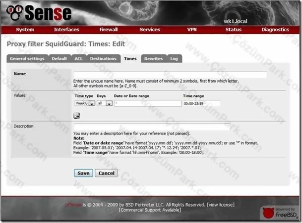 Pfsense Kullanıcı Bazlı Web Filtreleme ve Download Yasaklama