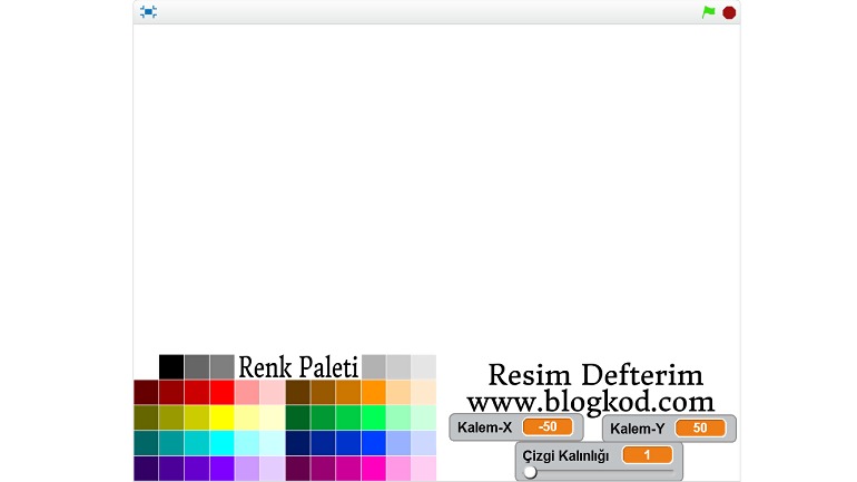 Scratch-Resim Çizici Uygulaması