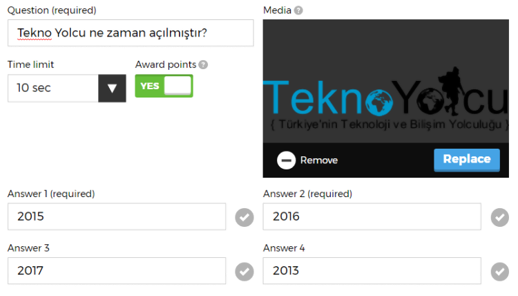 Kahoot ile Eğlenceli Sınavlar, Yarışmalar