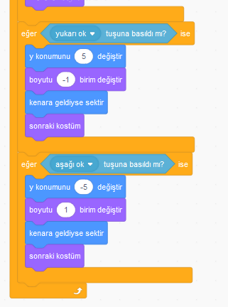 Scratch Basit Hareket Kodları