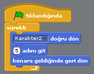 Scratch Basit Hareket Kodları