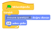 Scratch Basit Hareket Kodları