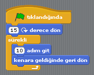 Scratch Basit Hareket Kodları