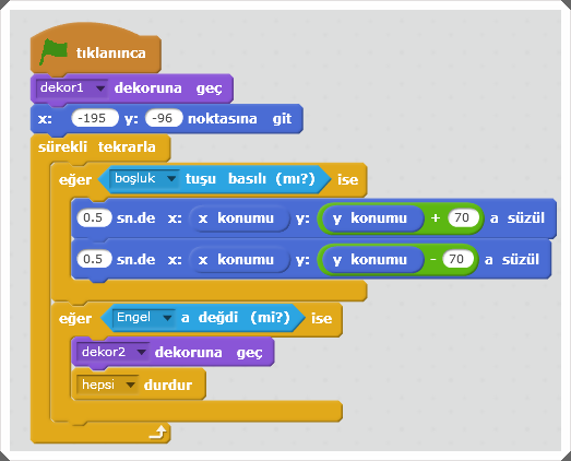 Scratch ile Google Canavarı Oyunu