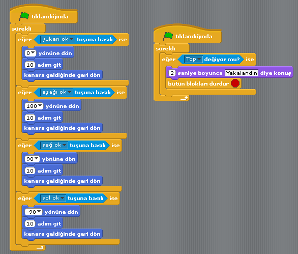 Scratch ile İlk Oyunum