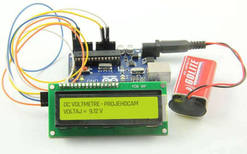 Arduino ile LCD Voltmetre Yapımı