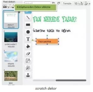 Scratch ile Sahneler Arası Gezinti