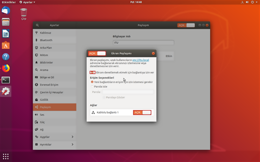 Linux'dan Windows Masaüstüne Bağlanma (Remmina)