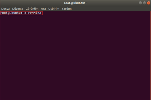 Linux'dan Windows Masaüstüne Bağlanma (Remmina)