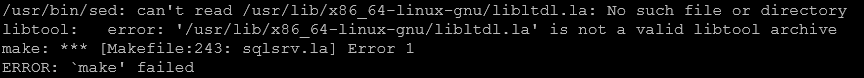 php-sqlsrv Kurulumu