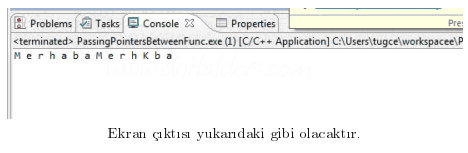 Fonksiyonlara Pointer Yollamak