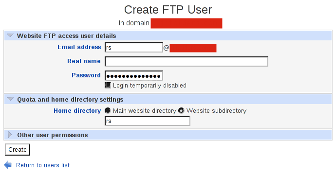 Virtualmin'e Yeni Web Sitesi Host Etmek