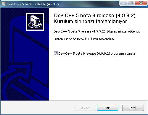 DEV C++ Kurulumu