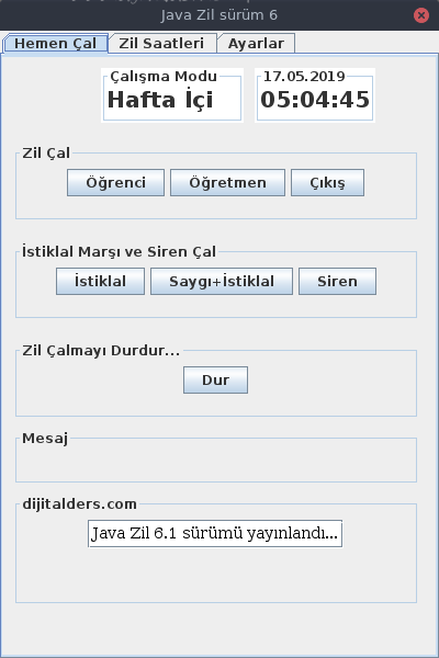 Okullar İçin Ücretsiz Zil Programı