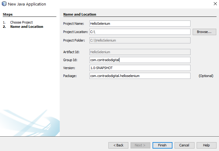 NetBeans'ta Java Maven'le Selenium WebDriver Kurulumu