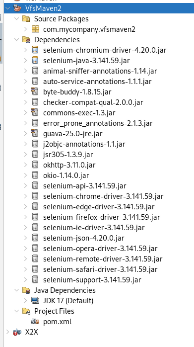 NetBeans'ta Java Maven'le Selenium WebDriver Kurulumu