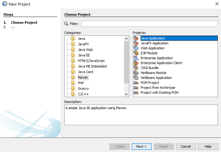 NetBeans'ta Java Maven'le Selenium WebDriver Kurulumu