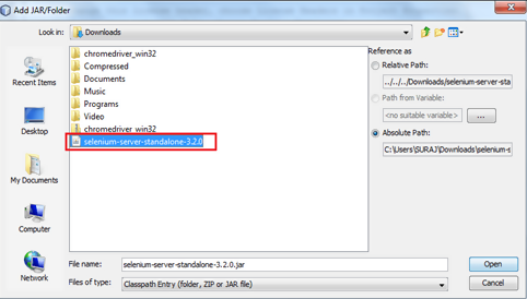 NetBeans'ta Selenium WebDriver Kurulumu