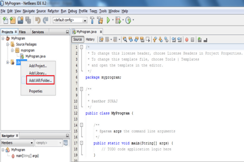 NetBeans'ta Selenium WebDriver Kurulumu