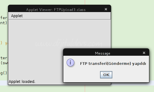 Basit Bir Java Applet FTP Uygulaması