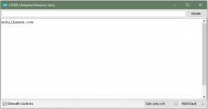 Arduino UNO ve Serial Komutları