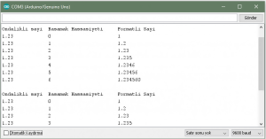 Arduino UNO ve Serial Komutları