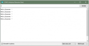 Arduino UNO ve Serial Komutları