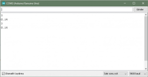 Arduino UNO ve Serial Komutları