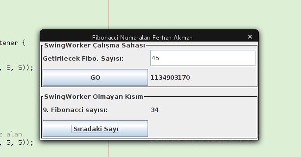 SwingWorker Thread Kullanımı‏ ve Uygulama Örneği