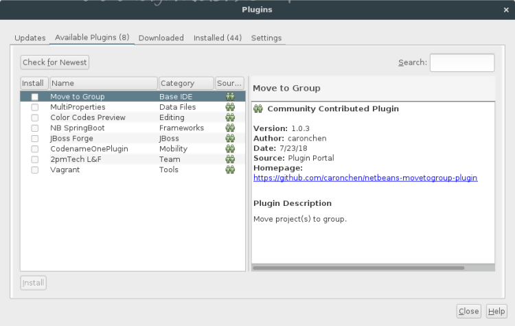 Netbeans 9.0 yada Apache NetBeans (Incubating)