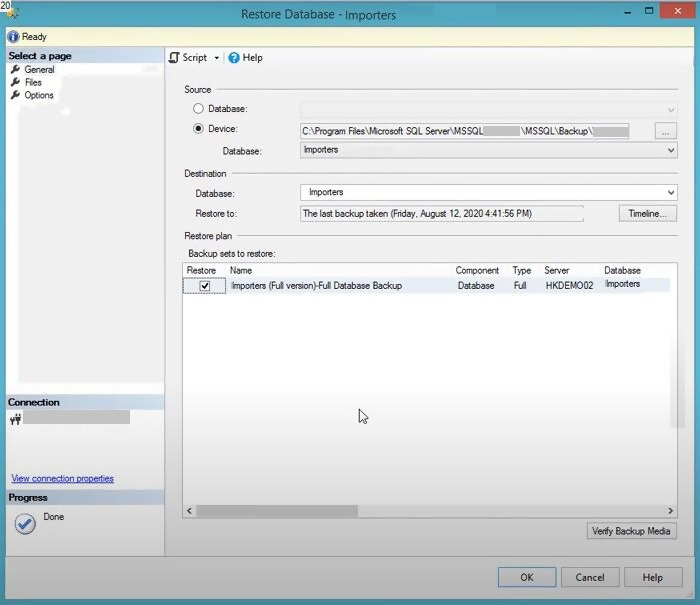 SQL Server'da Veritabanını .Bak Dosyasından Adım Adım Nasıl Geri Yüklenir