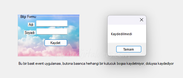 Event Örnekleri