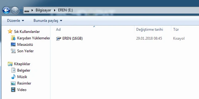 Windows USB Drive Virüsü