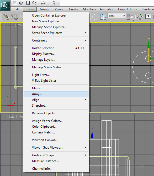 3D Max Boolean Kullanımı