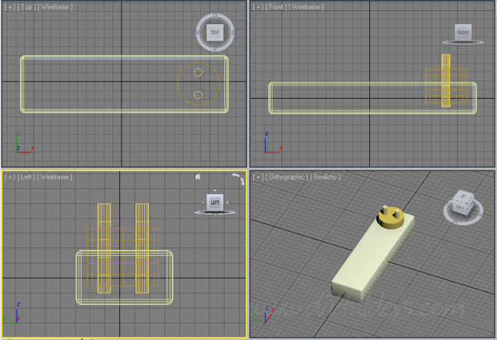 3D Max Boolean Kullanımı