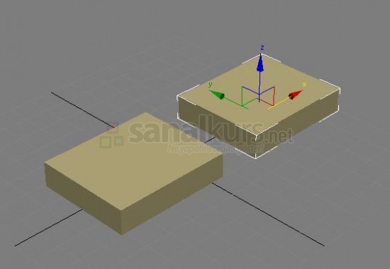 3D Max'te Clone (Kopyalama), Instance ve Referance İşlemleri