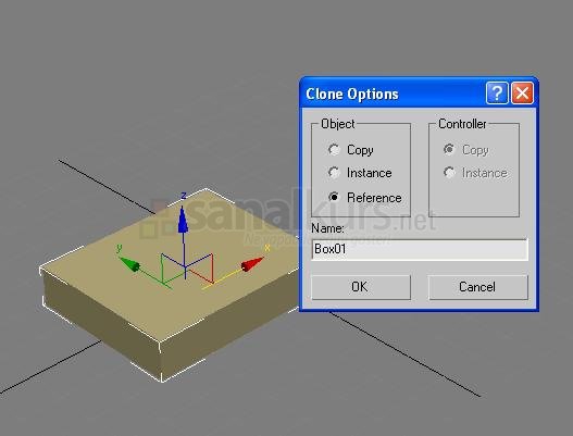 3D Max'te Clone (Kopyalama), Instance ve Referance İşlemleri