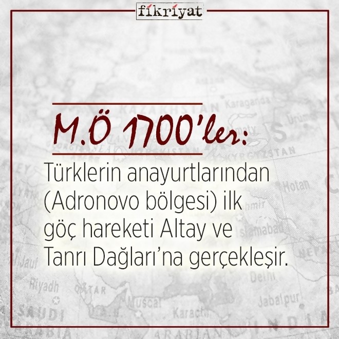 Orta Asya?dan Anadolu?ya Kronolojik Türk Tarihi