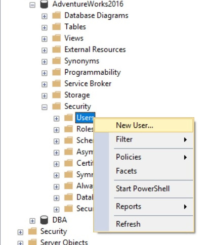 Sql Server Login User Oluşturma Ve Yetkilendirme