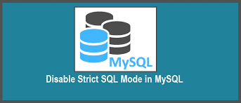 Disable Strict Mode for MySQL-MARIADB