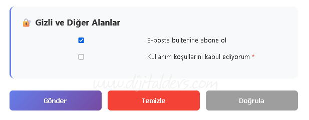 Kayıt Formları